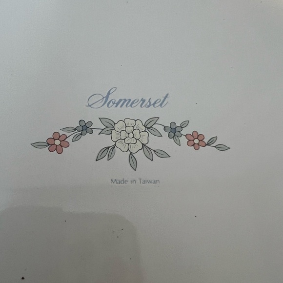 Vintage enamel cookware somerset metal lidded pot flower - Picture 4 of 7